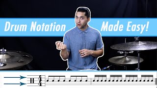 The Basics of Reading (drum notation) for Beginners! Drum Lesson