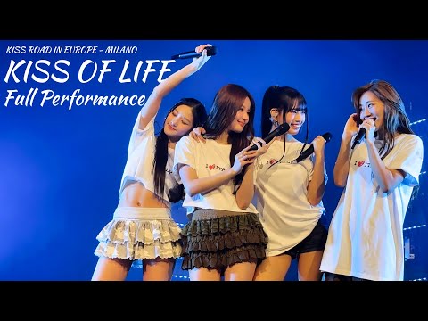 [4K] "KISS ROAD EUROPE” 2025 TOUR MILAN - KISS OF LIFE FULL PERFORMANCE VIP EXPERIENCE
