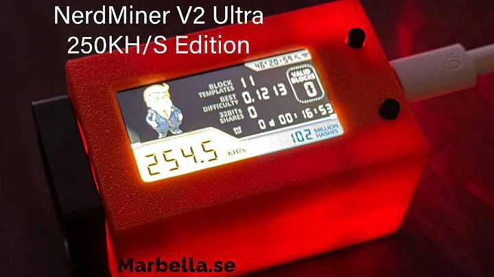 NerdMiner V2 Ultra 250KH/S Edition | Low-Power Bitcoin Lottery Miner Unboxing and Visual Review