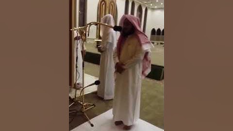 تقليد رائع جدا للشيخ عبدالله عواد الجهني للقارئ