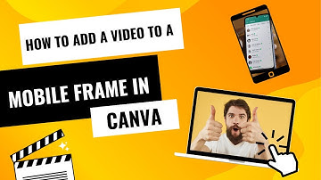 How To Add Video To A Phone Frame In Canva (Hindi/Urdu)2023