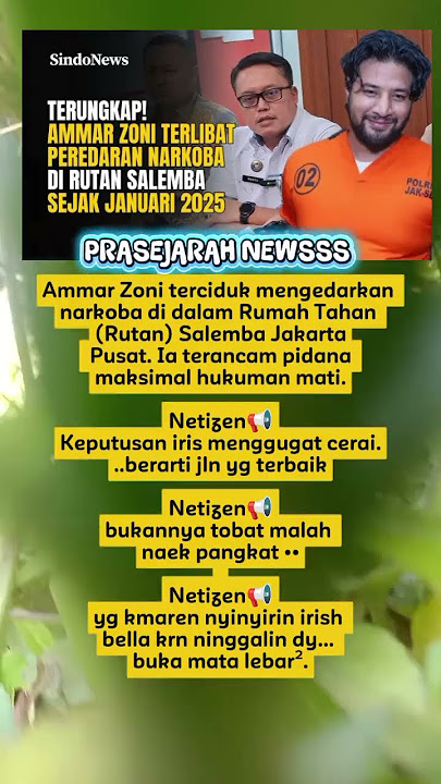 Ammar Zoni keciduk mengedarkan narkoba dirutan‼️#artist #selebriti #entertainment #artis #shorts
