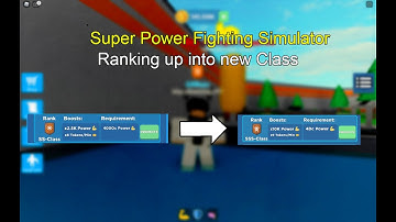 Getting SSS-Class in Super Power Fighting Simulator 2020