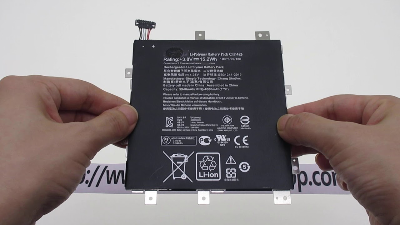 Batteria Originale ASUS ZenPad S 8.0 Z580C &ndash; C11P1426 &ndash; 4000mAh &ndash; Ricambio OEM