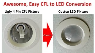 Superior Method for 4 Pin / G24 Socket CFL to LED Conversion with Ballast Bypass