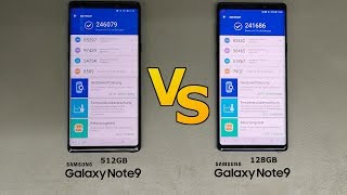 Benchmark - Note 9 (512GB) VS Note 9 (128GB)