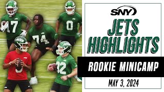 First looks at Jets rookies Olu Fashanu, Malachi Corley, and Braelon Allen | Highlights | SNY