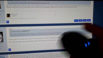 Logitech G900 sensor rattle
