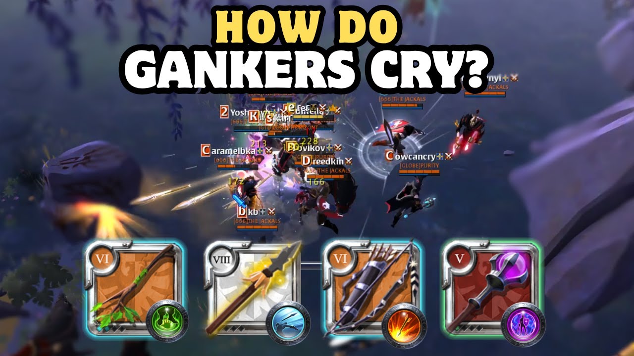 4vX | Как плачут ганкеры? | eFeF | Albion Online