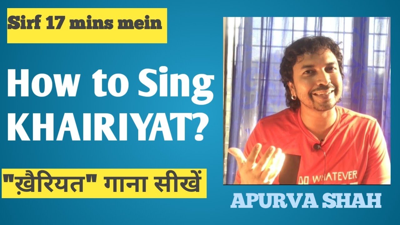How to Sing Bollywood Song 
