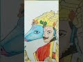 Lord Hanuman Drawing #Jai bajrangbali