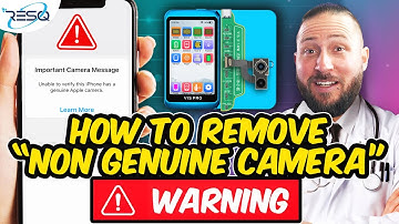 ⚠️How to REMOVE “Important Camera Message” WARNING! - iPhone Camera Replacement/Repair TUTORIAL