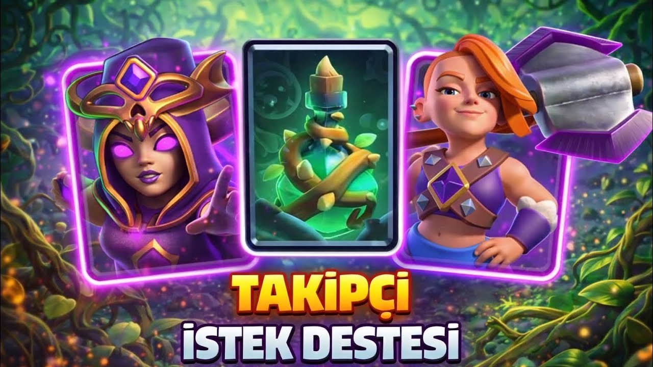 Takipçimin istediği desteyle oynadım 🫡 SoloTürk || Clash Royale 