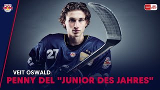 Highlights Veit Oswald Penny Del Junior Des Jahres Der Saison 202324 Red Bull München Eishockey