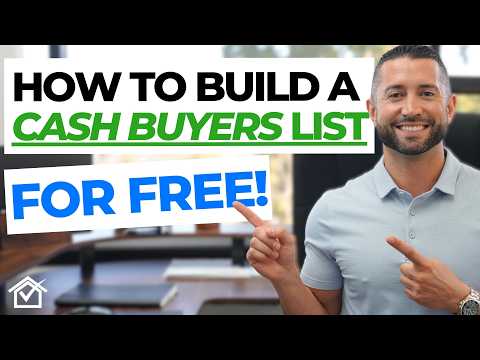 How to build a cash buyers list for wholesaling video walkthrough