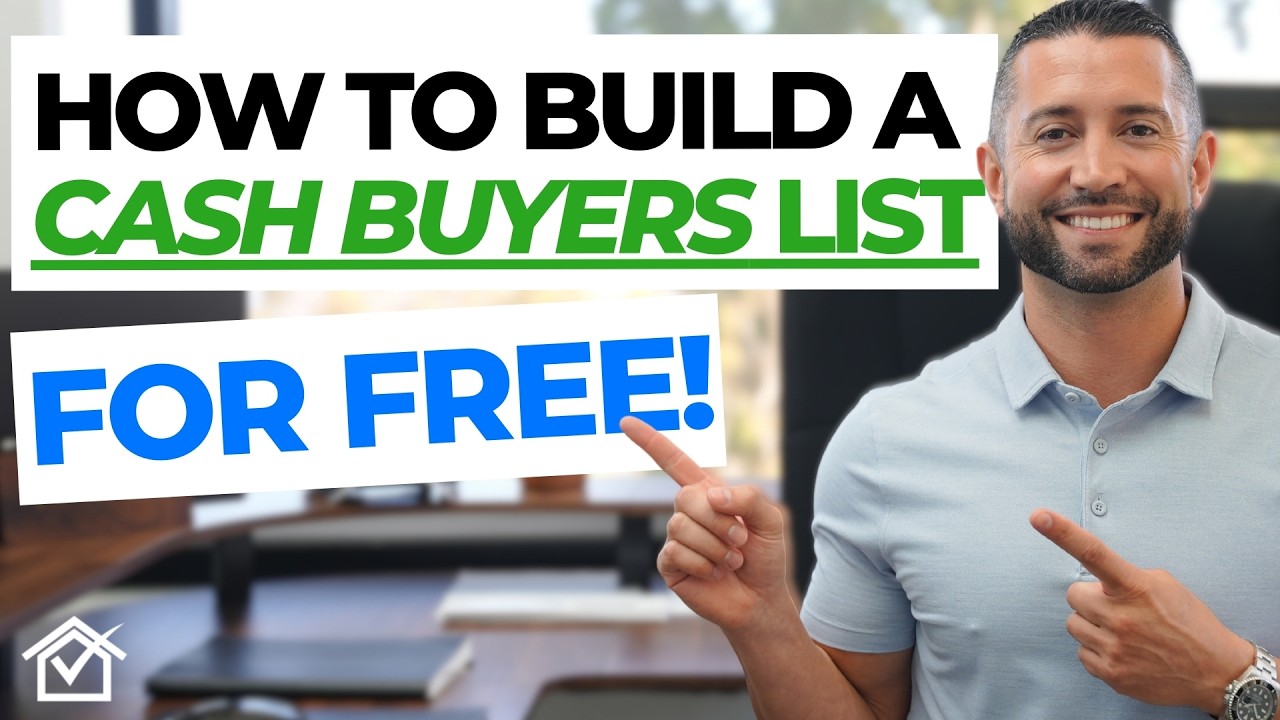 How To Build A Cash Buyers List For Wholesaling (FREE) YouTube How To Build A Cash Buyers List For Wholesaling (FREE) YouTube