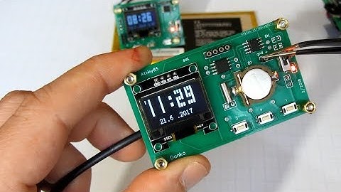 Attiny85 OLED Clocks