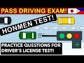 PART 1! HONMEN QUESTIONS JAPAN DRIVING EXAM 2022 PRACTICE FOR DRIVER'S LICENSE! ANSWERS IN THE VIDEO
