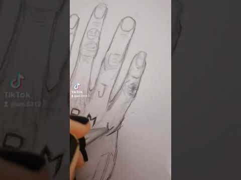 Drawing Jungkook S Hand رسم يد جونغكوك 