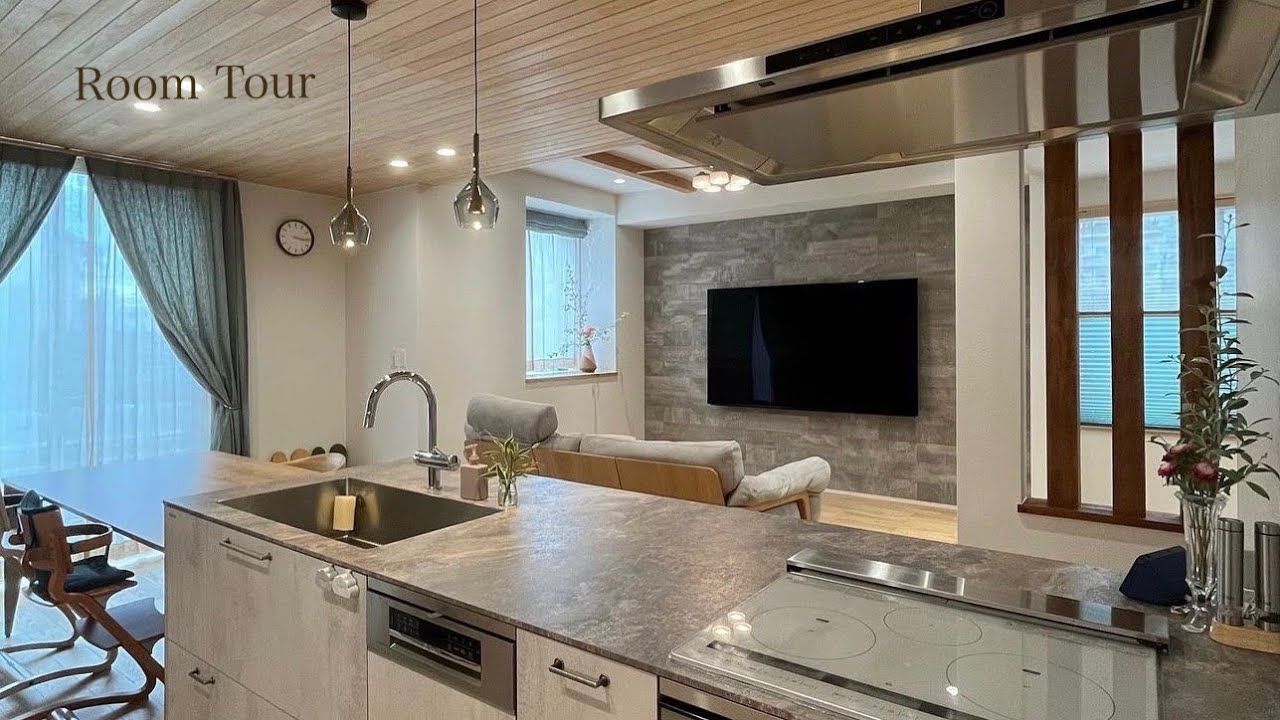 【ルームツアー】こだわり抜かれたインテリアが素敵なお家｜ナチュラルモダン｜戸建て｜ナチュラルインテリア