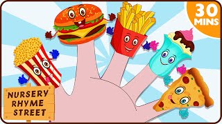 4k yummy food finger family nursery rhymes kids songs nursery