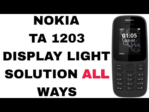 Nokia TA 1203 DISPLAY LIGHT PROBLEM SOLUTION || Nokia Display Problem || Nokia🤝🏻 light easy solution