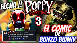 Fecha de Poppy Playtime Chapter 3 | Todo el Comic de Bunzo y su Muerte | Playtime News