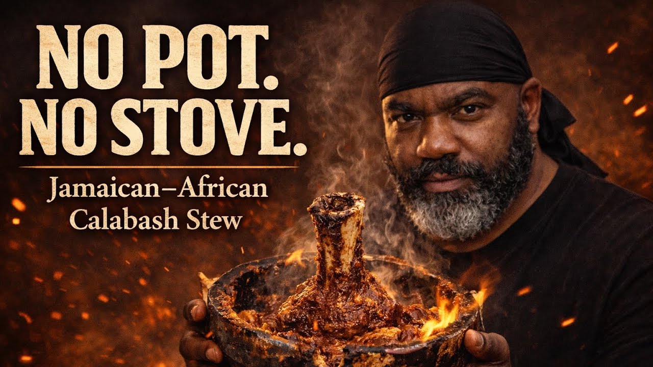 Jamaican–African Bone-Fire Veal Shank