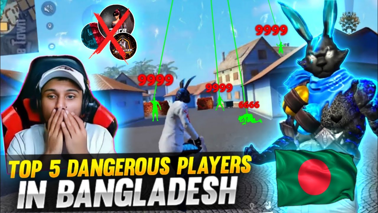 TOP 5 DANGEROUS PLAYERS IN BANGLADESH 🇧🇩🔥- para SAMSUNG A3,A5,A6,A7,J2,J5,J7,S5,S6,S7,S9,A10,A20,A30