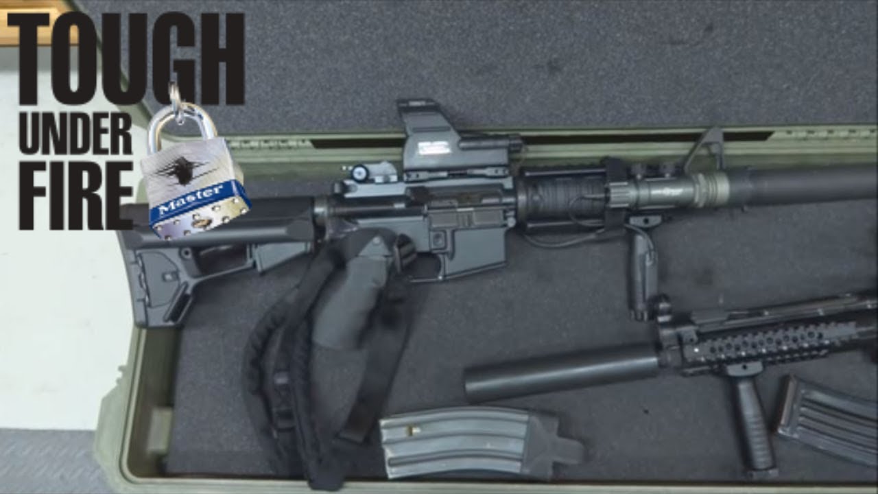 (178) Tough Under Fire (Phase II) Master Lock versus 5.56mm NATO YouTube