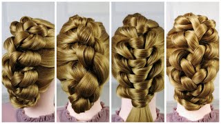 3 non-trivial UPDO hairstyles! We don&#39;t weave braids, we tie knots. 3 COOL WAYS!