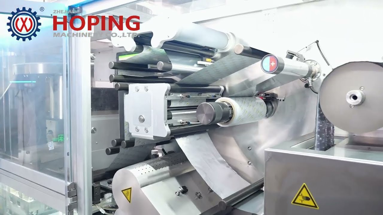 High-speed blister carton packaging production line #solution #robot