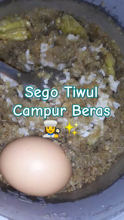 Sego Tiwul Campur Beras | Ok Juga Untuk Diet 👩‍🍳✨
