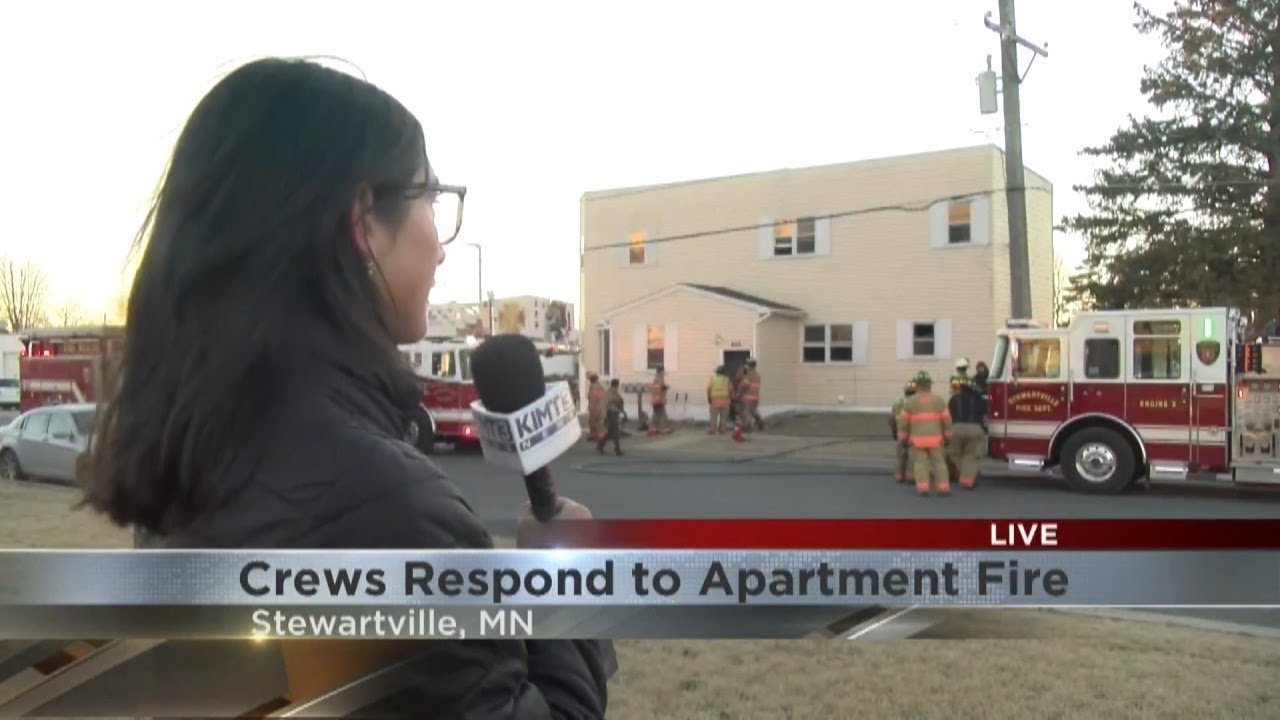 Stewartville crews respond to fire at multi-unit apartment building ...