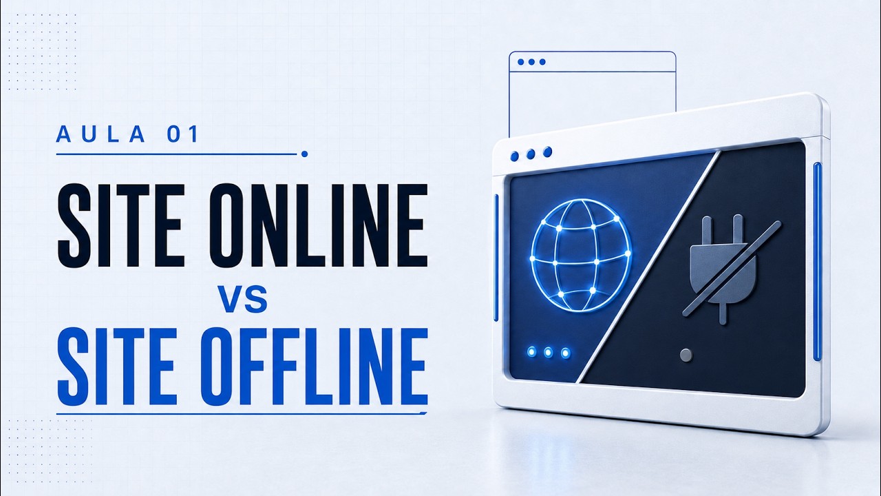 Capa da Aula 1 - Site Online vs Site Offline