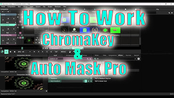 chromakey & auto mask pro Effect Use in Resolume #vjshravan