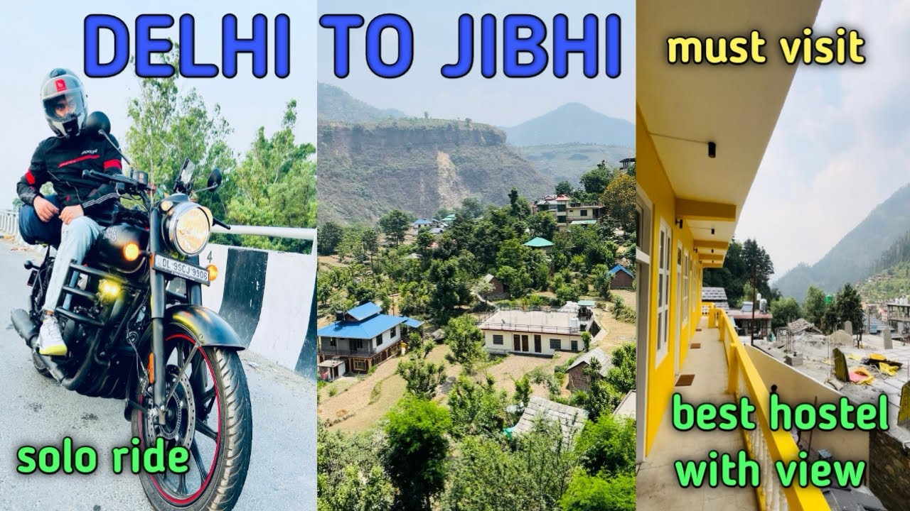 Delhi To Jibhi Solo Ride || EP:- 1 || Himachal || Solo Trip By Bike || Must Visit || Amazing Place