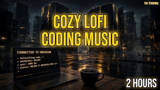 Cozy Lofi Coding Music — 2 Hours Rainy City Focus Ambience for Programming (REFUGE)