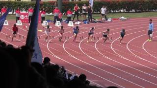 2017-3-3 Inter-School Athletics Competition D1(Day 3) - 100M Boys A Grade Final