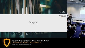 TR19: The Anatomy of Windows Telemetry