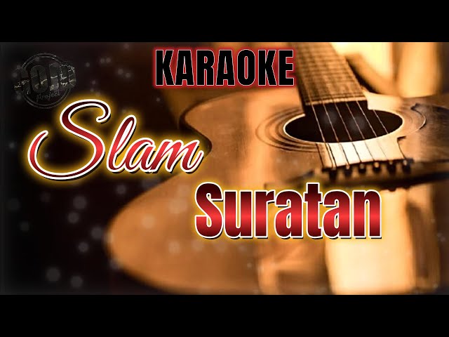 Suratan - Zamani Slam ( Karaoke Akustik ) class=