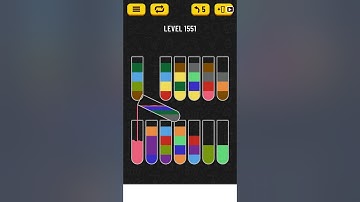 【Water Sort Puzzle】 Level 1551