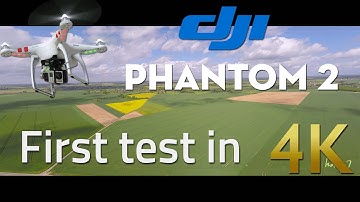 DJI Phantom 2 - GoPro Hero 4 First test in 4K