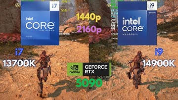INTEL i7-13700K vs INTEL i9-14900K with RTX 5090 | Test in 10 Games 2K | 4K | Benchmarks