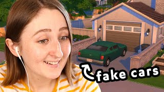 pretending we have cars in the sims