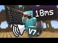 mouse & keyboard sounds with 18 ping [V7] (Ranked Skywars)