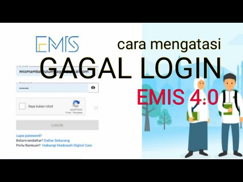 cara mengatasi gagal login di Emis 4.0 2022