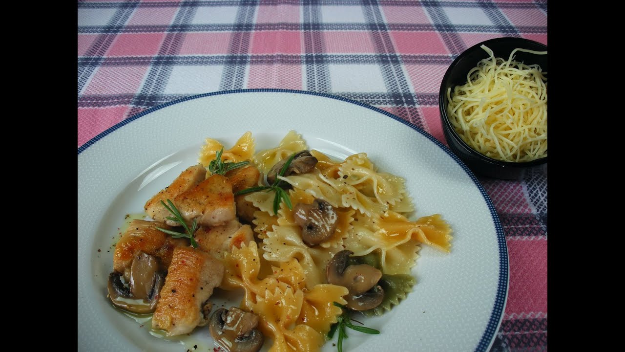 PASTA CON POLLO en SÓLO 18 MINUTOS 😋😋✌