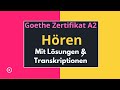 Prüfung Goethe Zertifikat A2 Hören | German Listening Exam Goethe A2
