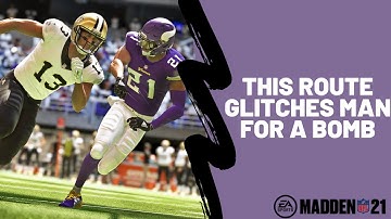 This Route Completely Torches Man Coverage For A Laser in Madden 21| Madden 21 Tips and Tricks|